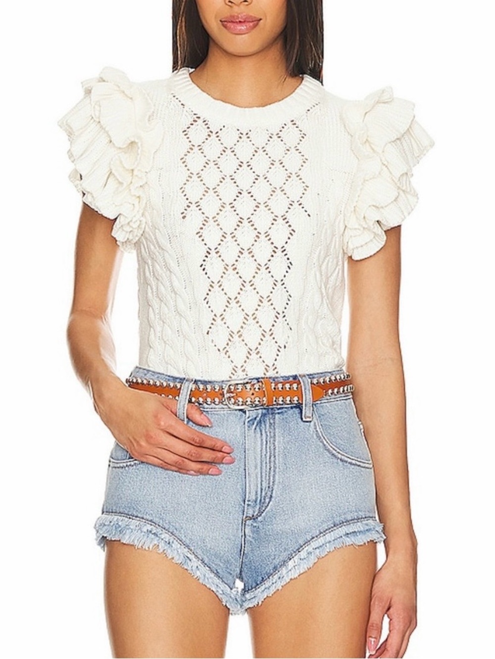 CLEOBELLA Hedda Sweater In Ivory